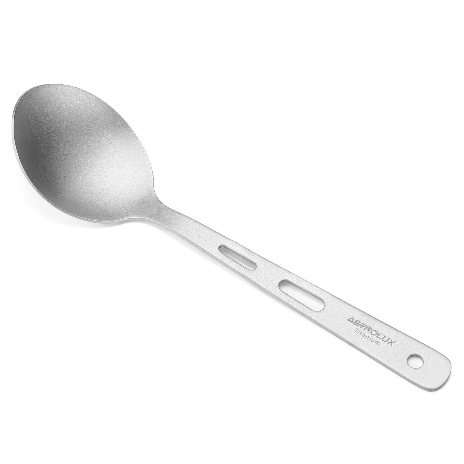 (image for) Astrolux&reg; Ti-FS1 Titanium Flatware Set Titanium Flatware Knife Fork Spoon Set Lightweight Ti Camping Utility Cutlery Set with Carrying Bag for Traveling Picnic Hiking