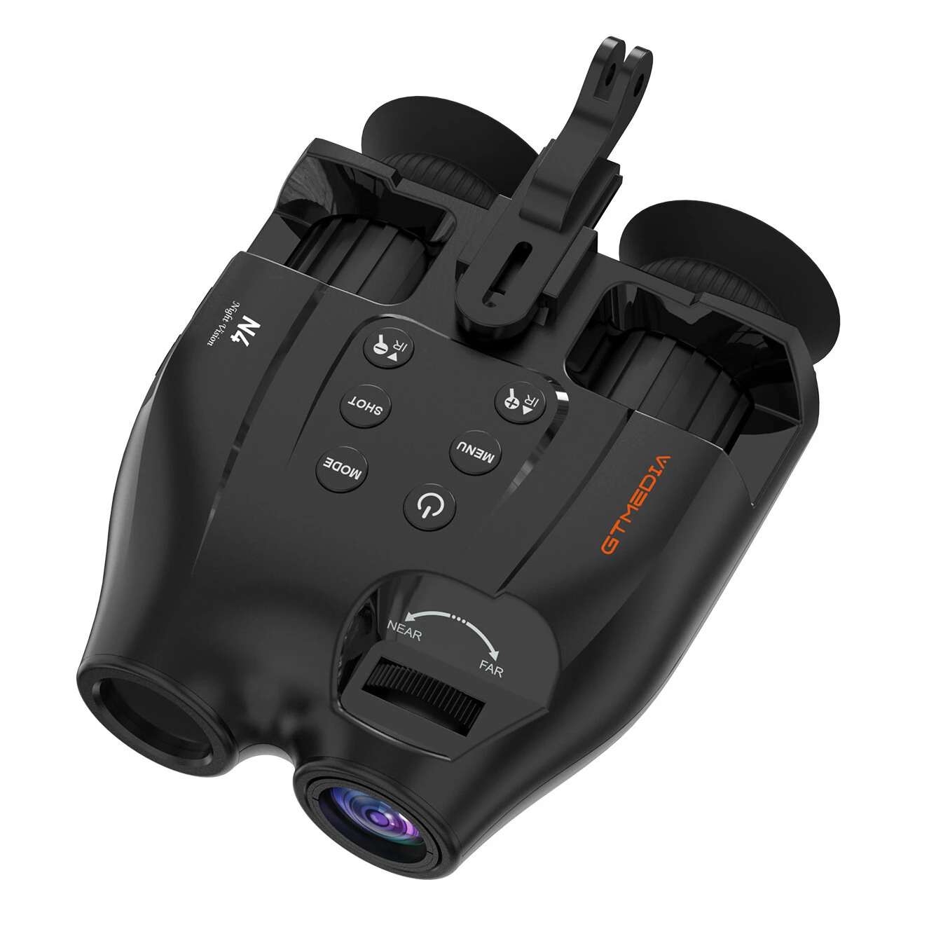 (image for) GTMEDIA N4 Night Vision Binoculars 7 Levels Infrared Light 5X Zoom Photo/Video Playback Head-Mounted Support Ideal for Outdoor Activities and Wildlife Observation